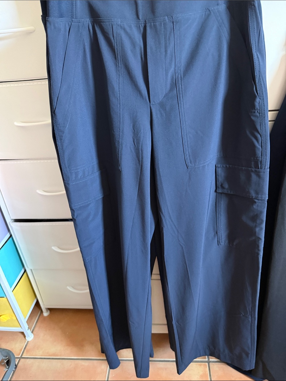 Athleta Straight-Leg Cargo Pant BLUE